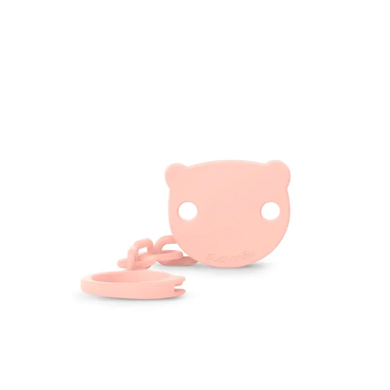 Suavinex Broche Pinza Sujetachupetes +0 Meses Wild&Free Rosa