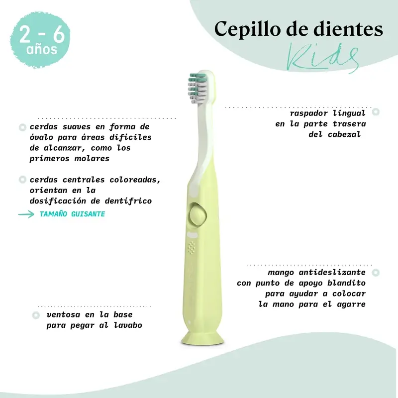 Suavinex Cepillo De Dientes Infantil De 2 A 6 Años, Azul - Image 6
