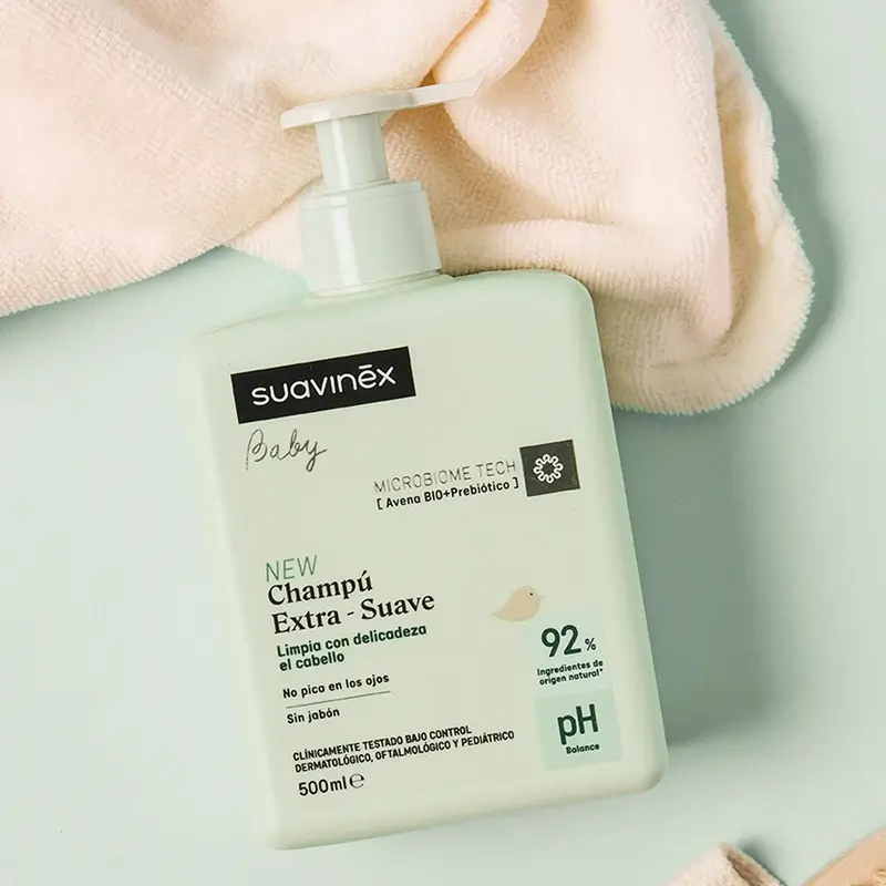 Suavinex Champú Extra Suave, 500 Ml - Image 2