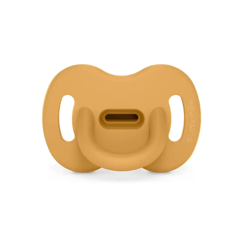 Suavinex Chupete Todo Silicona Fisiológico Sx Pro, 0/6 Meses, Honey