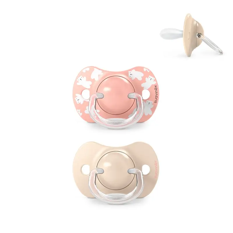 Suavinex Chupetes Tetina Sx Pro 6/18 Meses Wild&Free Rosa, 2 unidades - Image 2