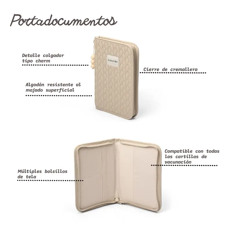 Suavinex Portadocumentos, Gris - Image 6