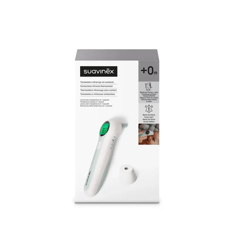 Suavinex Termómetro Infrarrojos Con Bolsa Transporte Y Pilas - Image 7