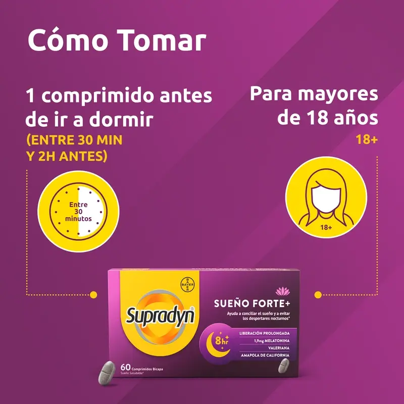 Supradyn Supradyn Sueño Forte+ , 60 comprimidos - Image 7