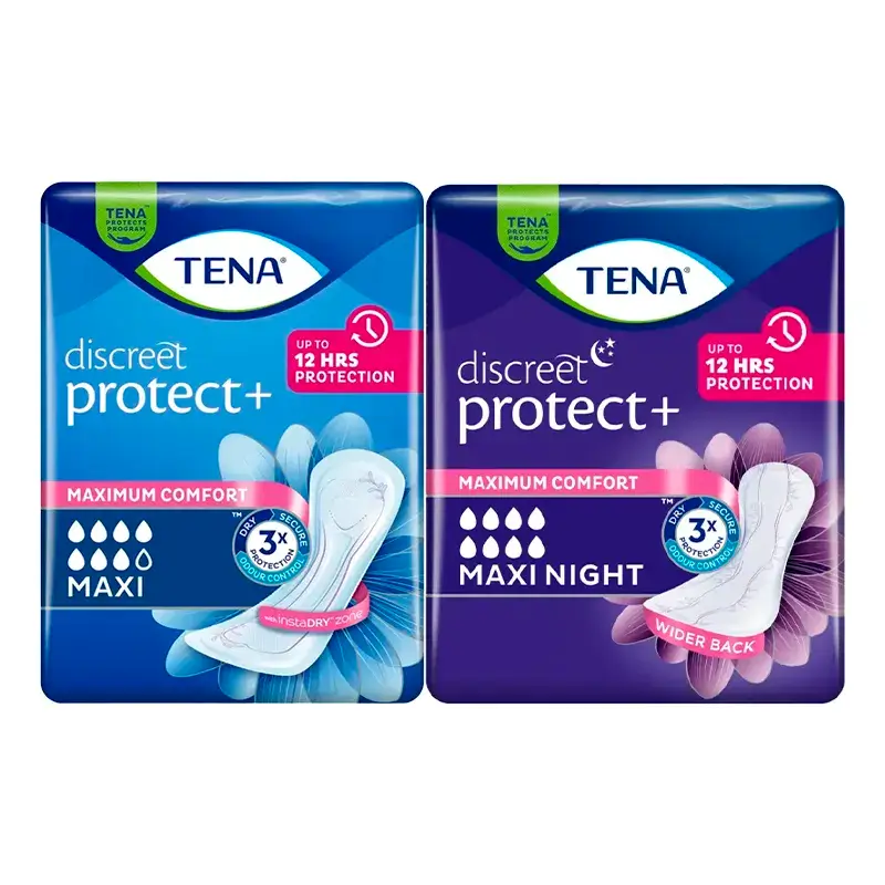 TENA Discreet Maxi 12 uds + Maxi Night 12 uds - 12 dias