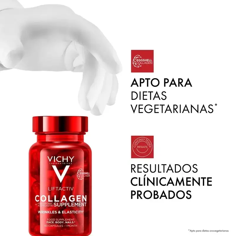 Vichy Liftactiv Colágeno Antiedad Con Vitaminas Y Minerales, 3X60 Cápsulas - Image 5