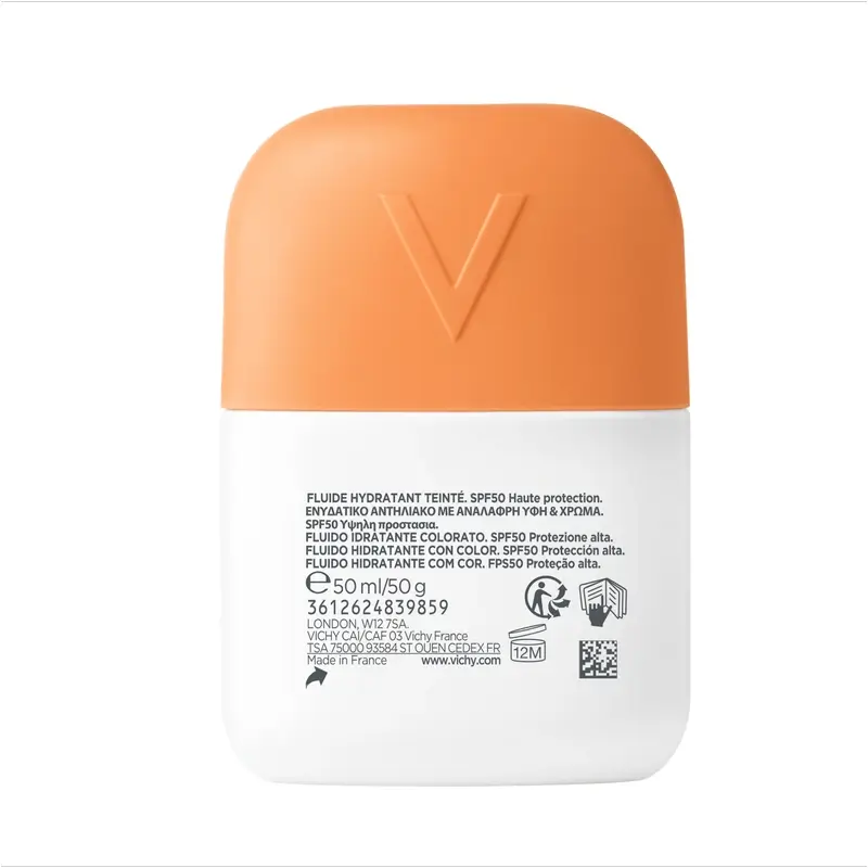 Vichy Solar Uv Aqua Hydrating Fluid Spf50 Tono Claro , 50 ml - Image 2