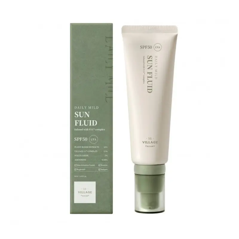 Village 11 Factory Daily Mild Sun Fluid , 50 ml