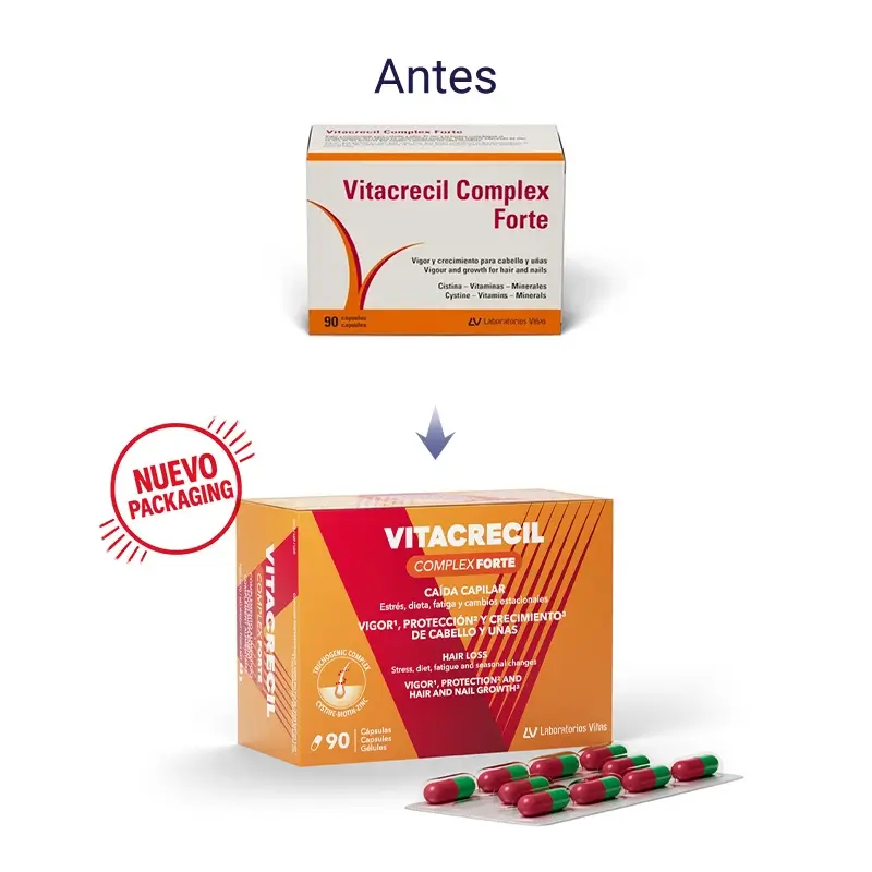 Vitacrecil Complex Forte, Pack 2 x 90 cápsulas - Image 2