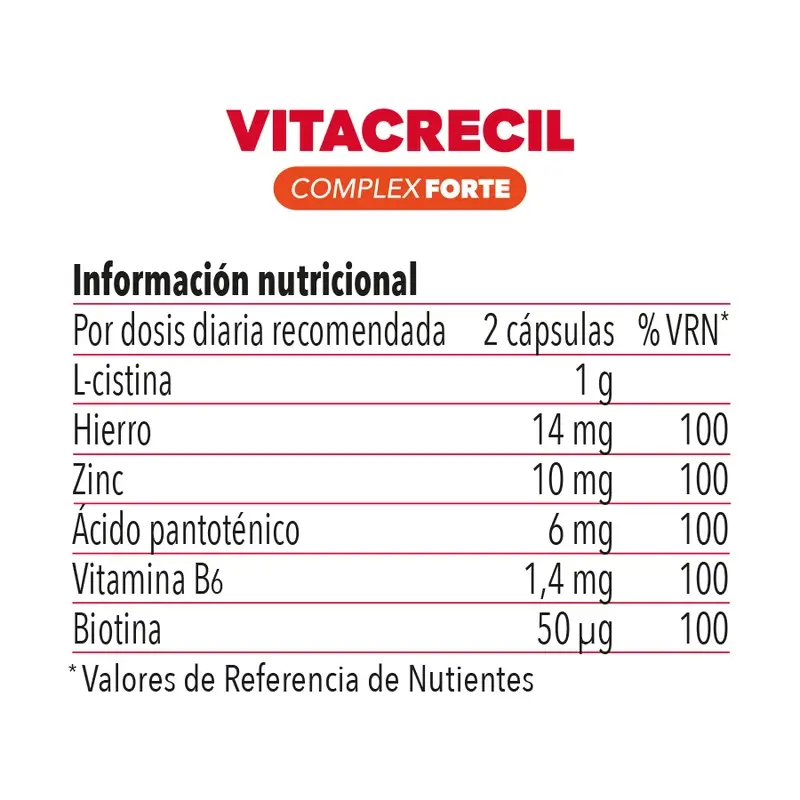 Vitacrecil Complex Forte, Pack 2 x 90 cápsulas - Image 6
